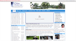 Desktop Screenshot of chinadreamstour.com